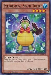 Performapal Stamp Turtle - Secrets of Eternity (SECE) #SECE-EN005 - Common / Short Print YuGiOh Trading Card