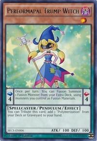 Performapal Trump Witch - Secrets of Eternity YuGiOh trading card