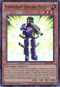 Superheavy Samurai Flutist - Secrets of Eternity (SECE) #SECE-EN007 - Super Rare YuGiOh Trading Card