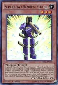Superheavy Samurai Flutist - Secrets of Eternity YuGiOh trading card
