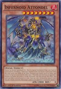 Infernoid Attondel trading card from Secrets of Eternity Infernoid Attondel - Secrets of Eternity YuGiOh trading card