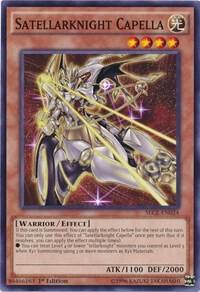 Satellarknight Capella trading card from Secrets of Eternity Satellarknight Capella - Secrets of Eternity YuGiOh trading card