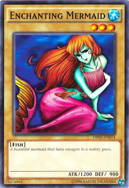 Enchanting Mermaid trading card from OTS Tournament Pack 3 Enchanting Mermaid - OTS Tournament Pack 3 YuGiOh trading card