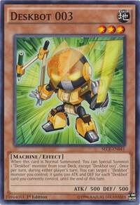 Deskbot 003 trading card from Secrets of Eternity Deskbot 003 - Secrets of Eternity YuGiOh trading card