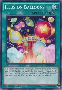 Illusion Balloons - Secrets of Eternity YuGiOh trading card
