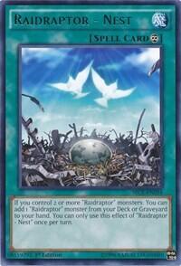 Raidraptor - Nest - Secrets of Eternity (SECE) #SECE-EN054 - Rare YuGiOh Trading Card