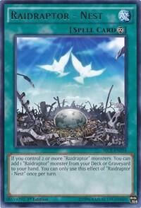 Raidraptor - Nest - Secrets of Eternity YuGiOh trading card