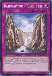 Raidraptor - Readiness trading card from Secrets of Eternity Raidraptor - Readiness - Secrets of Eternity YuGiOh trading card
