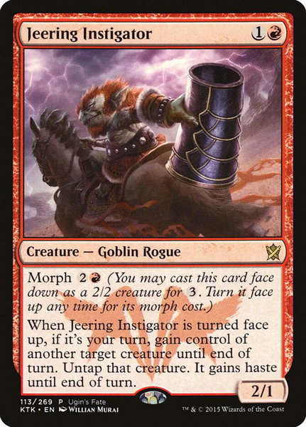 Jeering Instigator - Ugin's Fate Promos Magic: The Gathering trading card