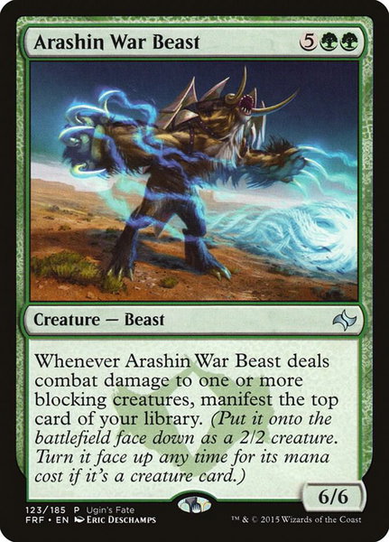 Arashin War Beast - Ugin's Fate Promos Magic: The Gathering trading card