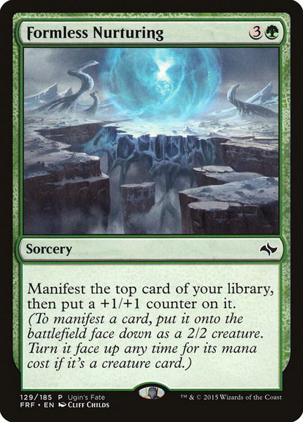 Formless Nurturing trading card from Ugin's Fate Promos Formless Nurturing - Ugin's Fate Promos Magic: The Gathering trading card