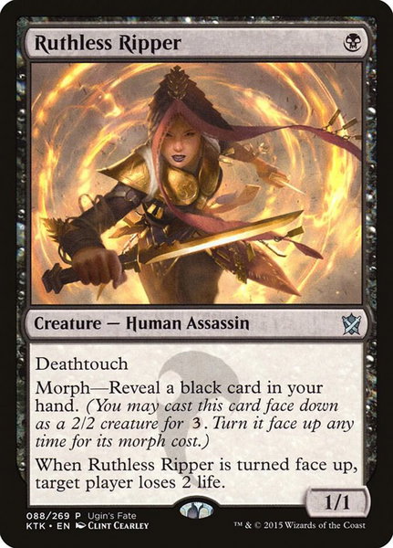 Ruthless Ripper trading card from Ugin's Fate Promos Ruthless Ripper - Ugin's Fate Promos Magic: The Gathering trading card