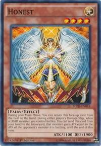 Honest trading card from Structure Deck: HERO Strike Honest - Structure Deck: HERO Strike YuGiOh trading card
