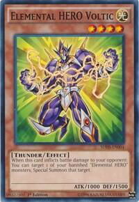 Elemental HERO Voltic - Structure Deck: HERO Strike (SDHS) #SDHS-EN004 - Common / Short Print YuGiOh Trading Card