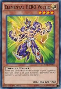 Elemental HERO Voltic - Structure Deck: HERO Strike YuGiOh trading card