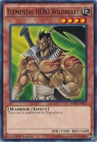 Elemental HERO Wildheart - Structure Deck: HERO Strike (SDHS) #SDHS-EN011 - Common / Short Print YuGiOh Trading Card