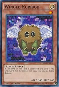 Winged Kuriboh trading card from Structure Deck: HERO Strike Winged Kuriboh - Structure Deck: HERO Strike YuGiOh trading card