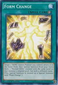 Form Change - Structure Deck: HERO Strike (SDHS) #SDHS-EN020 - Common / Short Print YuGiOh Trading Card