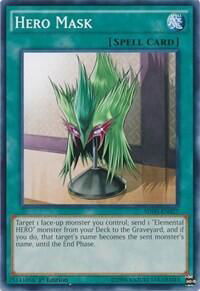 Hero Mask - Structure Deck: HERO Strike (SDHS) #SDHS-EN027 - Common / Short Print YuGiOh Trading Card