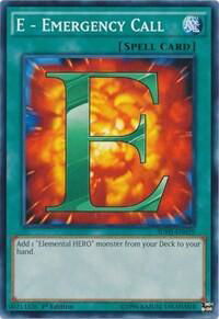 E - Emergency Call - Structure Deck: HERO Strike (SDHS) #SDHS-EN029 - Common / Short Print YuGiOh Trading Card
