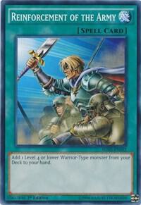 Reinforcement of the Army - Structure Deck: HERO Strike YuGiOh trading card