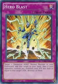 Hero Blast - Structure Deck: HERO Strike (SDHS) #SDHS-EN036 - Common / Short Print YuGiOh Trading Card