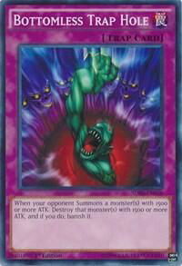 Bottomless Trap Hole - Structure Deck: HERO Strike (SDHS) #SDHS-EN038 - Common / Short Print YuGiOh Trading Card