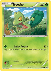 Treecko - XY - Primal Clash (PRC) #6/160 - Common Pokémon Trading Card