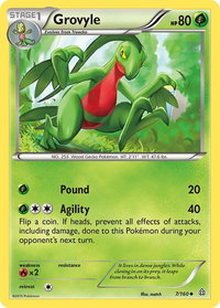 Grovyle - XY - Primal Clash (PRC) #7/160 - Uncommon Pokémon Trading Card