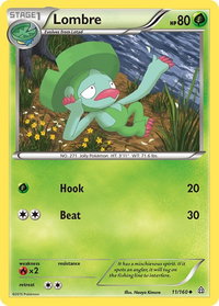 Lombre - XY - Primal Clash (PRC) #11/160 - Uncommon Pokémon Trading Card