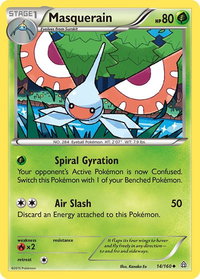 Masquerain - XY - Primal Clash (PRC) #14/160 - Uncommon Pokémon Trading Card