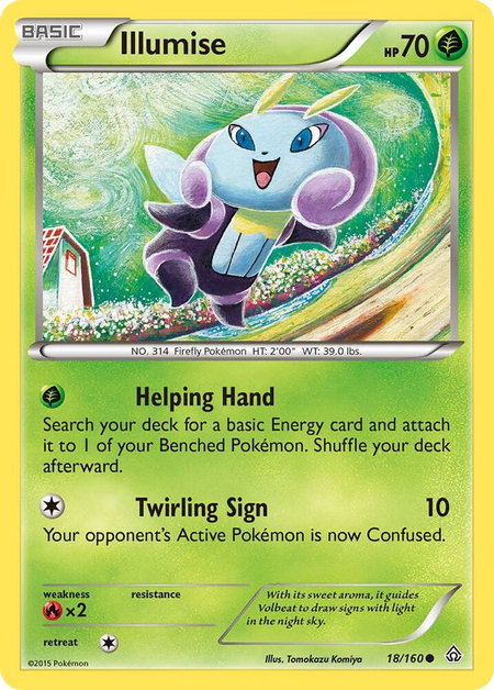 Illumise - XY - Primal Clash Pokémon trading card