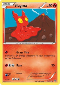 Slugma - XY - Primal Clash (PRC) #22/160 - Common Pokémon Trading Card