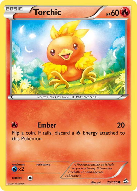 Torchic - XY - Primal Clash Pokémon trading card