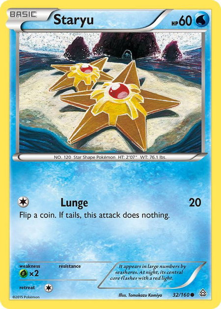 Staryu - XY - Primal Clash Pokémon trading card