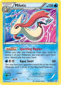 Milotic - XY - Primal Clash (PRC) #44/160 - Holo Rare Pokémon Trading Card