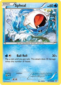 Spheal (45) - XY - Primal Clash (PRC) #45/160 - Common Pokémon Trading Card