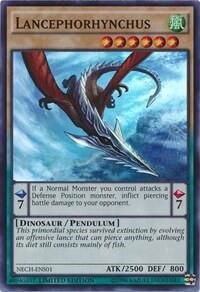 Lancephorhynchus (SE) - The New Challengers (NECH) #NECH-ENS01 - Super Rare YuGiOh Trading Card