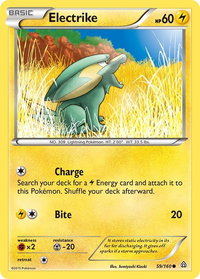 Electrike - XY - Primal Clash (PRC) #59/160 - Common Pokémon Trading Card