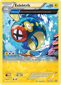 Eelektrik (Alpha) - XY - Primal Clash (PRC) #64/160 - Rare Pokémon Trading Card