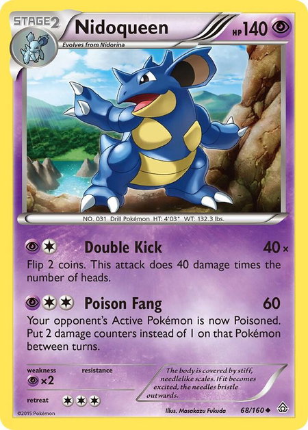 Nidoqueen - XY - Primal Clash Pokémon trading card