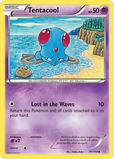 Tentacool - XY - Primal Clash Pokémon trading card