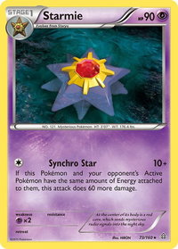 Starmie - XY - Primal Clash (PRC) #73/160 - Rare Pokémon Trading Card