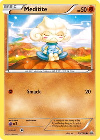 Meditite - XY - Primal Clash (PRC) #79/160 - Common Pokémon Trading Card