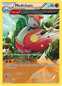 Medicham (Omega) - XY - Primal Clash (PRC) #81/160 - Rare Pokémon Trading Card