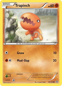 Trapinch - XY - Primal Clash (PRC) #82/160 - Common Pokémon Trading Card