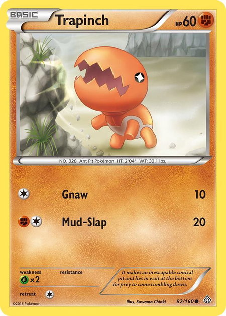 Trapinch - XY - Primal Clash Pokémon trading card