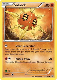 Solrock - XY - Primal Clash (PRC) #83/160 - Common Pokémon Trading Card
