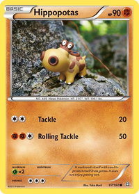 Hippopotas - XY - Primal Clash (PRC) #87/160 - Common Pokémon Trading Card