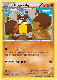 Diggersby - XY - Primal Clash (PRC) #90/160 - Rare Pokémon Trading Card